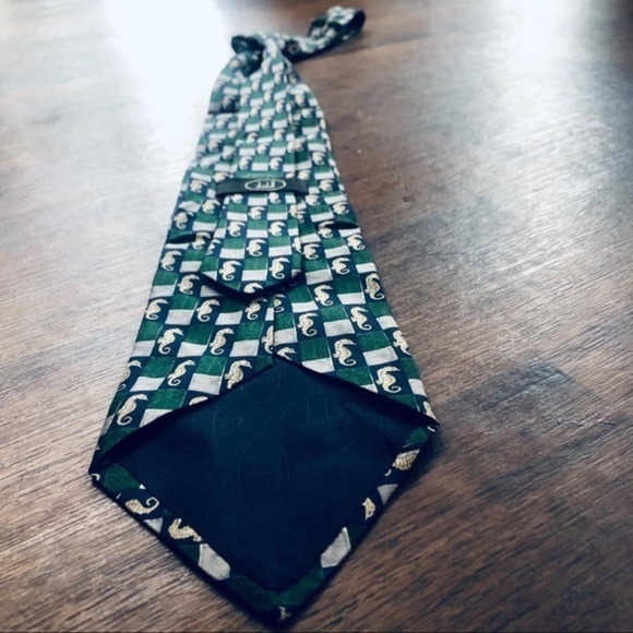 Dunhill “Captain Seahorse” Silk Tie - Picture 7 of 8